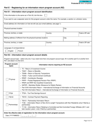 Form RC1 Request for a Business Number and Certain Program Accounts - Canada, Page 10