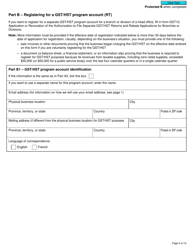 Form RC1 Request for a Business Number and Certain Program Accounts - Canada, Page 5