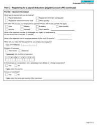Form RC1 Request for a Business Number and Certain Program Accounts - Canada, Page 8