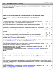 Form RC199 Voluntary Disclosures Program (Vdp) Application - Canada, Page 2