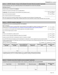Form RC199 Voluntary Disclosures Program (Vdp) Application - Canada, Page 3