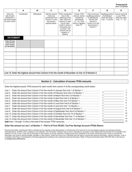 Form RC243 Schedule A Excess Tfsa Amounts - Canada, Page 7