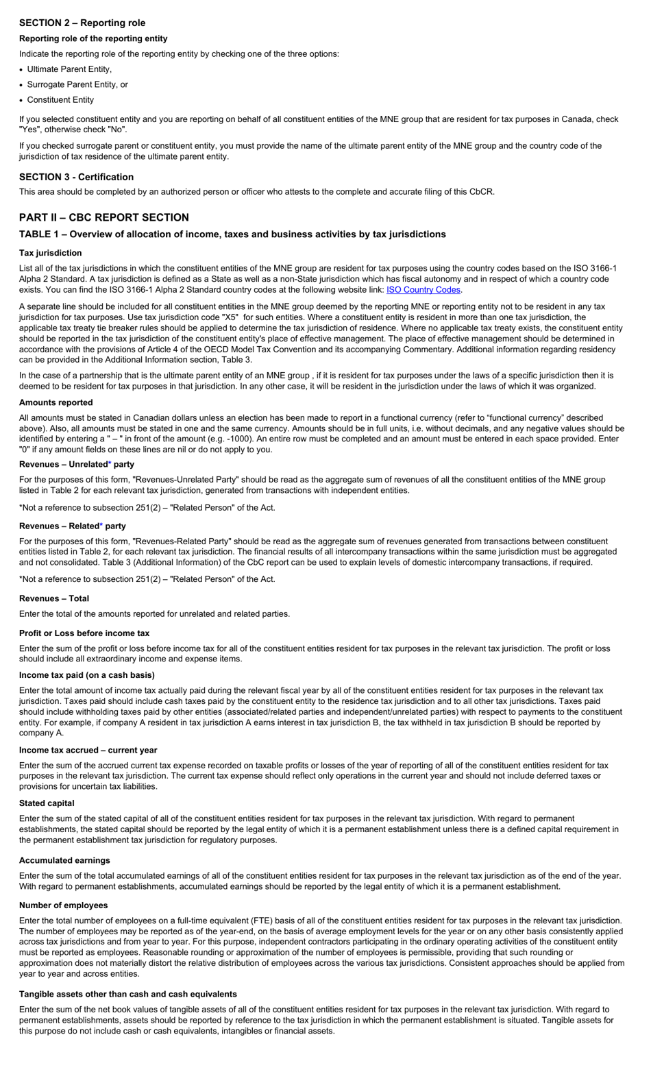 Form RC4649 Country-By-Country Report - Canada, Page 7