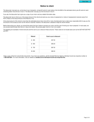 Form RC71 Statement of Discounting Transaction - Canada, Page 2