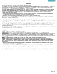 Form T1090 Death of a Rrif Annuitant - Designated Benefit or Joint Designation on the Death of a Prpp Member - Canada, Page 2