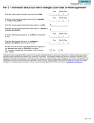 Form T1158 Registration of Family Support Payments - Canada, Page 2