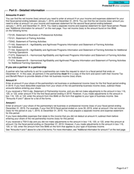 Form T1139 Reconciliation of 2019 Business Income for Tax Purposes - Canada, Page 6