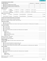 Form T1200 Actuarial Information Summary - Canada, Page 10