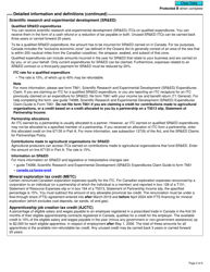 Form T2038(IND) Investment Tax Credit (Individuals) - Canada, Page 2