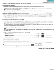 Form T2038(IND) Investment Tax Credit (Individuals) - Canada, Page 8