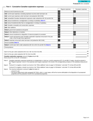 Form T2 Schedule 12 Resource-Related Deductions (2018 and Later Tax Years) - Canada, Page 2