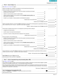 Form T2 Schedule 27 Calculation of Canadian Manufacturing and Processing Profits Deduction (2019 and Later Tax Years) - Canada, Page 3