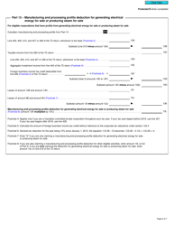 Form T2 Schedule 27 Calculation of Canadian Manufacturing and Processing Profits Deduction (2019 and Later Tax Years) - Canada, Page 6
