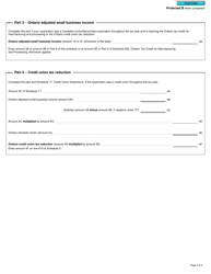 Form T2 Schedule 500 Ontario Corporation Tax Calculation (2019 and Later Tax Years) - Canada, Page 2