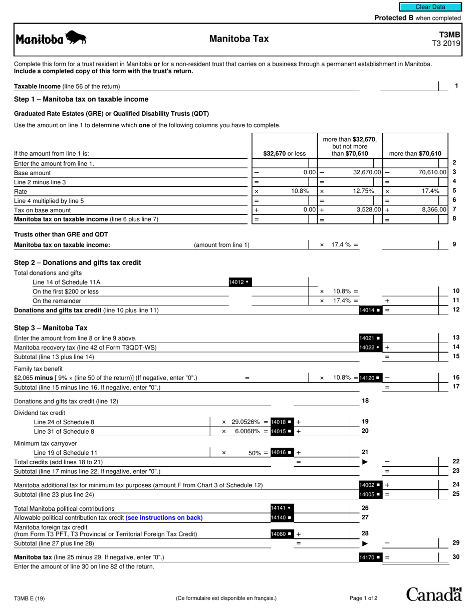 form-t3mb-download-fillable-pdf-or-fill-online-manitoba-tax-2019