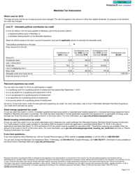 Form T3MB Manitoba Tax - Canada, Page 2