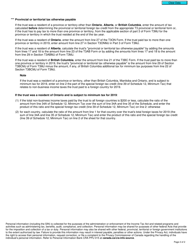 Form T3PFT T3 Provincial or Territorial Foreign Tax Credit - Canada, Page 2