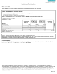 Form T3SK Saskatchewan Tax - Canada, Page 2