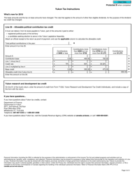 Form T3YT Yukon Tax - Canada, Page 2