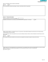 Form T624 Application to Register a Journalism Organization Under the Income Tax Act - Canada, Page 4