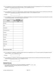 Form GAC-AMC1686E Application for a Share of the Beef and Veal Trq - Canada (English/French), Page 2