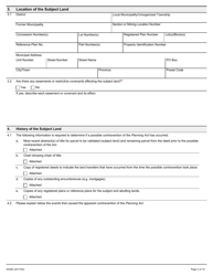 Form 017-2034E Application for Validation Order - Ontario, Canada, Page 3