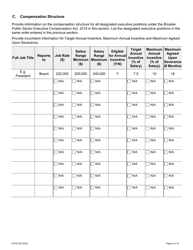 Form 046-5191 Broader Public Sector Compensation Information Questionnaire - Ontario, Canada, Page 5