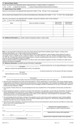 Form 0983E Application for Assistance Under Ontario Works Act and Income Support Under the Ontario Disability Support Program Act - Ontario, Canada, Page 7