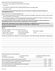 Form 2882E Application for Employment Supports - Ontario, Canada, Page 2