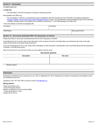 Form 0037AE New Building Canada Fund Small Communities Fund (Scf) - Intake 2 - Expression of Interest (Eoi) - Ontario, Canada, Page 6