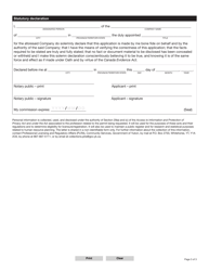 Form YG5125 Collection Agency Renewal Application - Yukon, Canada, Page 4
