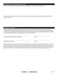 Forme YG6606 Demande D&#039;admissibilite a Une Licence De Loterie a DES Fins De Bienfaisance - Yukon, Canada (French), Page 4