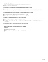 Forme YG4665 Fonds De Developpement Communautaire Demande - Yukon, Canada (French), Page 3