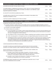 Forme YG6672 Formulaire De Demande - Yukon, Canada (French), Page 2