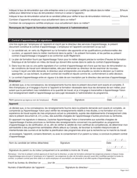 Forme YG5822 Apprentissage Demande Et Contrat - Yukon, Canada (French), Page 4