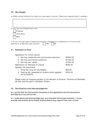 Application for License Natural Gas Marketer/Agent - Manitoba, Canada, Page 15