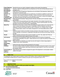 Parennial Crop Development Program Application Form - Prince Edward Island, Canada, Page 4