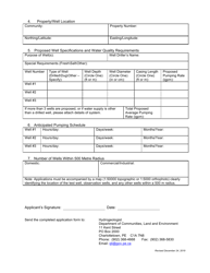Application for Groundwater Exploration Permit - Prince Edward Island, Canada, Page 2