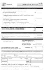 Form 19TO15-51991 Tourism Pei - Order Form - Prince Edward Island, Canada, Page 2