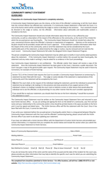 Community Impact Statement - Guidelines - Nova Scotia, Canada