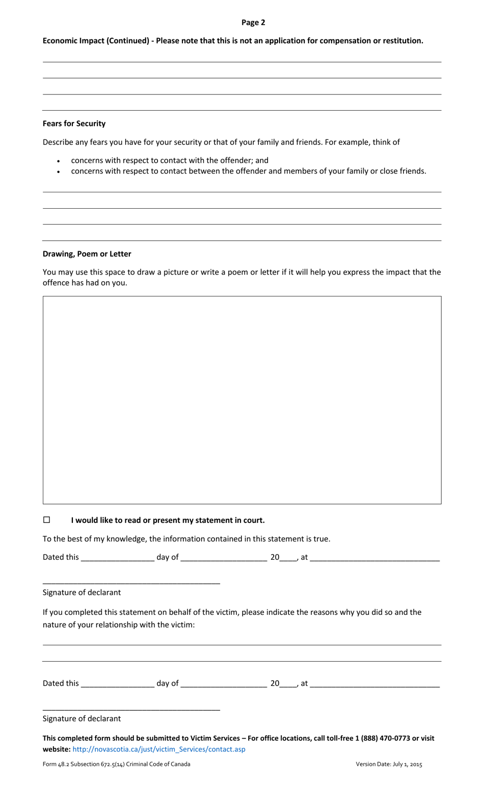 Form 48.2 - Fill Out, Sign Online and Download Printable PDF, Nova ...