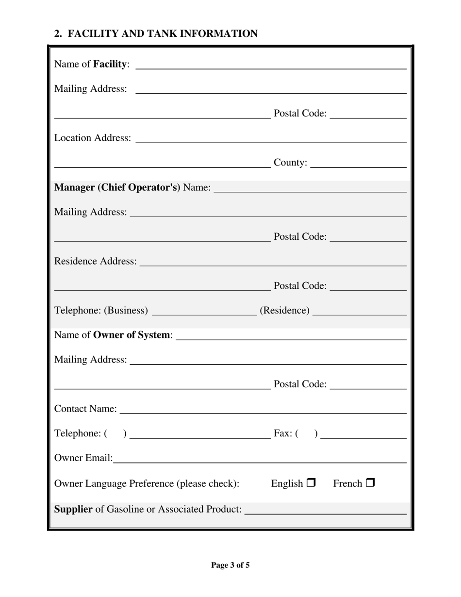 Schedule A Part I - Site Approval - New Brunswick, Canada, Page 3