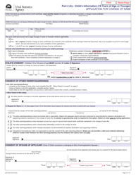 Form VSA529 Application for Change of Name - British Columbia, Canada, Page 7
