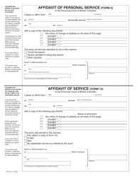 PCFR Form 11 (PFA053) Notice of Change of Address - British Columbia, Canada, Page 5