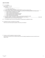 Form P (PFA725) Application for Enforcement - British Columbia, Canada, Page 7