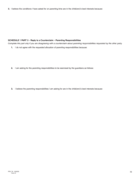Form G (PFA716) Reply to a Counterclaim - British Columbia, Canada, Page 11