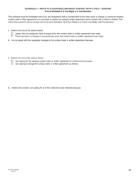 Form G (PFA716) Reply to a Counterclaim - British Columbia, Canada, Page 23