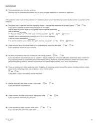 Form K (PFA720) Application About a Protection Order - British Columbia, Canada, Page 11