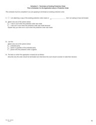 Form K (PFA720) Application About a Protection Order - British Columbia, Canada, Page 19