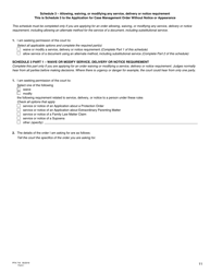 Form I (PFA718) Application for Case Management Order Without Notice or Appearance - British Columbia, Canada, Page 11
